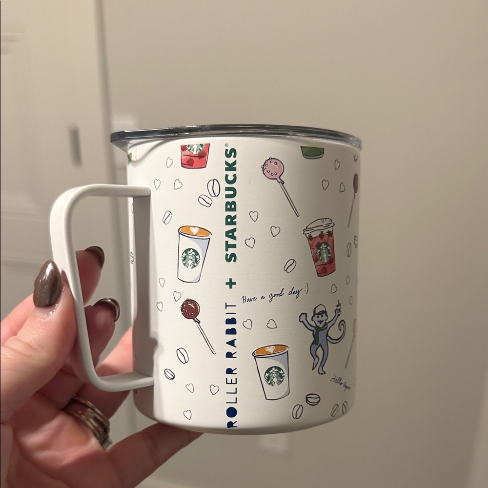 Roller Rabbit Starbucks insulated mug